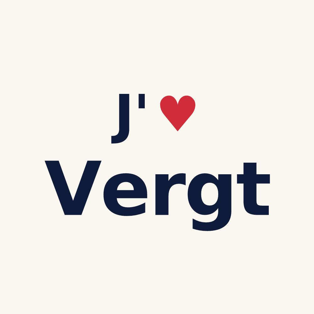 Tasse personnalisée Vergt — design J'aime Vergt