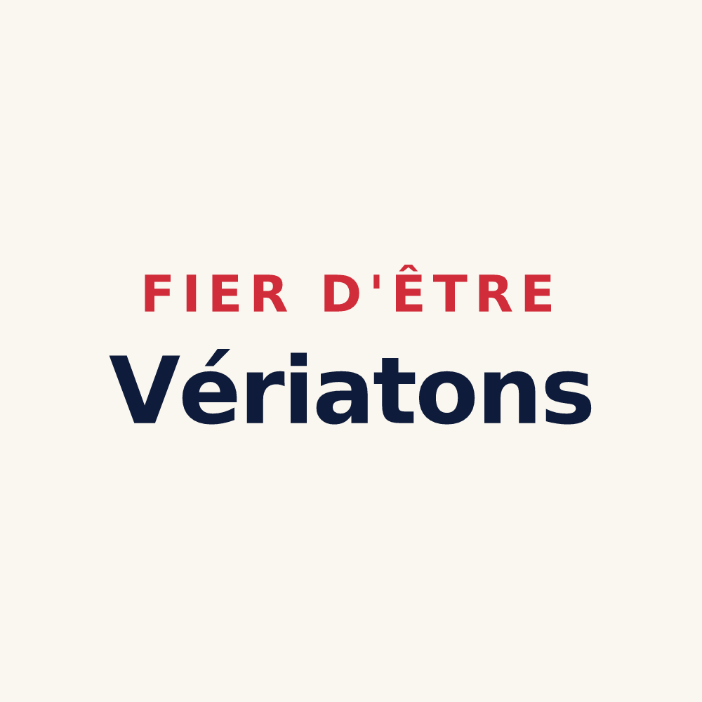 Tasse « Fier d'être Vériatons » — design pour Véria