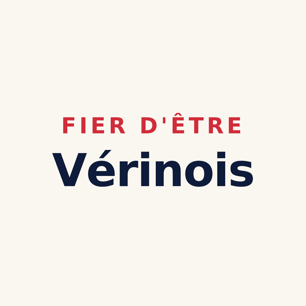 Tasse « Fier d'être Vérinois » — design pour Vérines