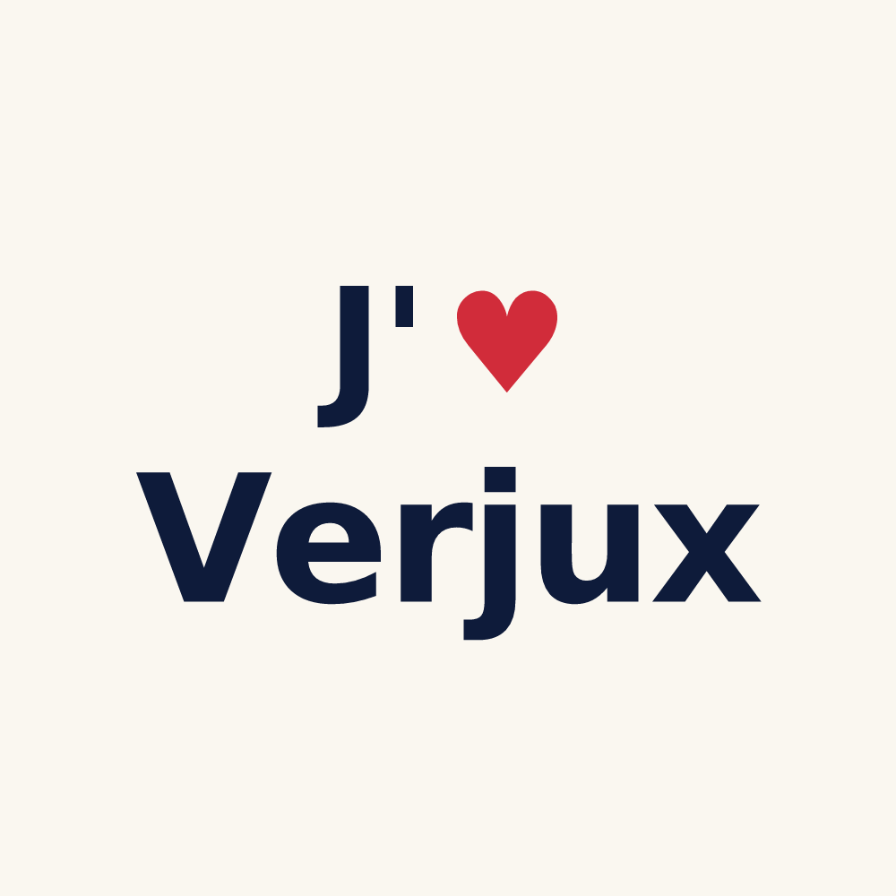 Tasse personnalisée Verjux — design J'aime Verjux