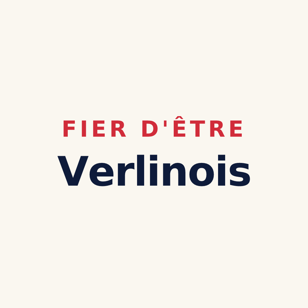 Tasse « Fier d'être Verlinois » — design pour Verlin