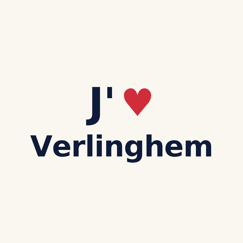 Tasse personnalisée Verlinghem — design J'aime Verlinghem
