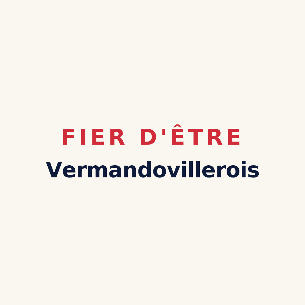 Tasse « Fier d'être Vermandovillerois » — design pour Vermandovillers