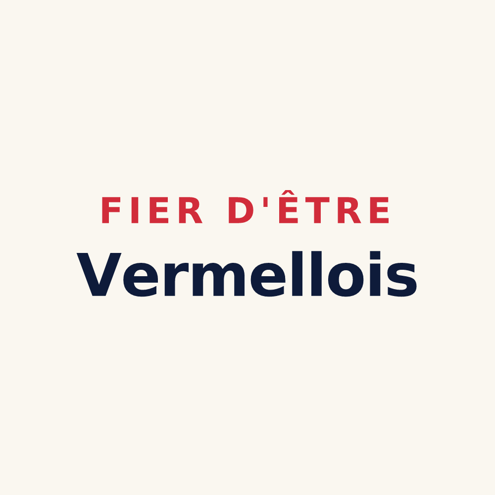 Tasse « Fier d'être Vermellois » — design pour Vermelles