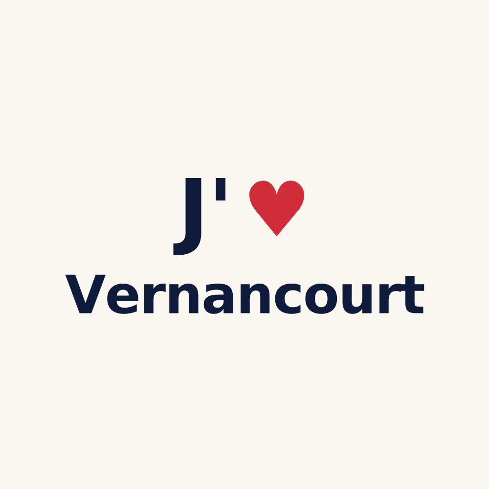 Tasse personnalisée Vernancourt — design J'aime Vernancourt
