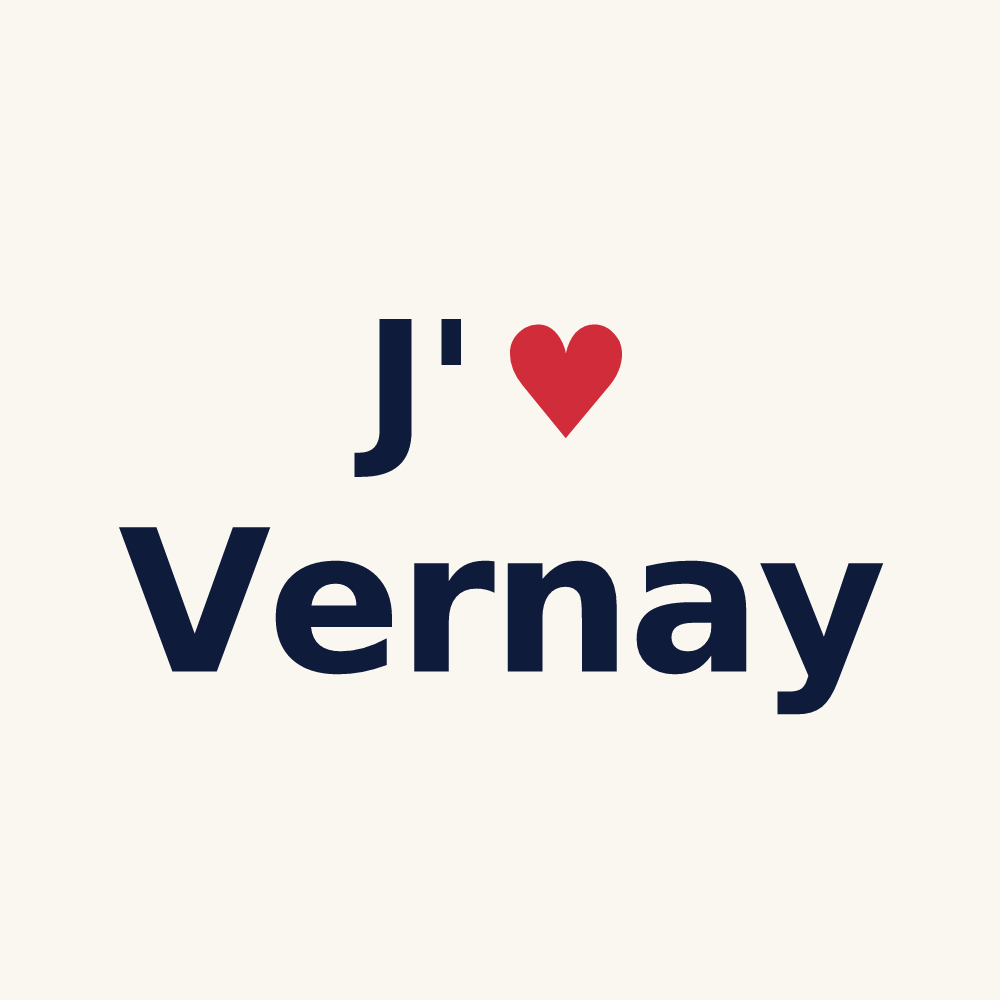 Tasse personnalisée Vernay — design J'aime Vernay