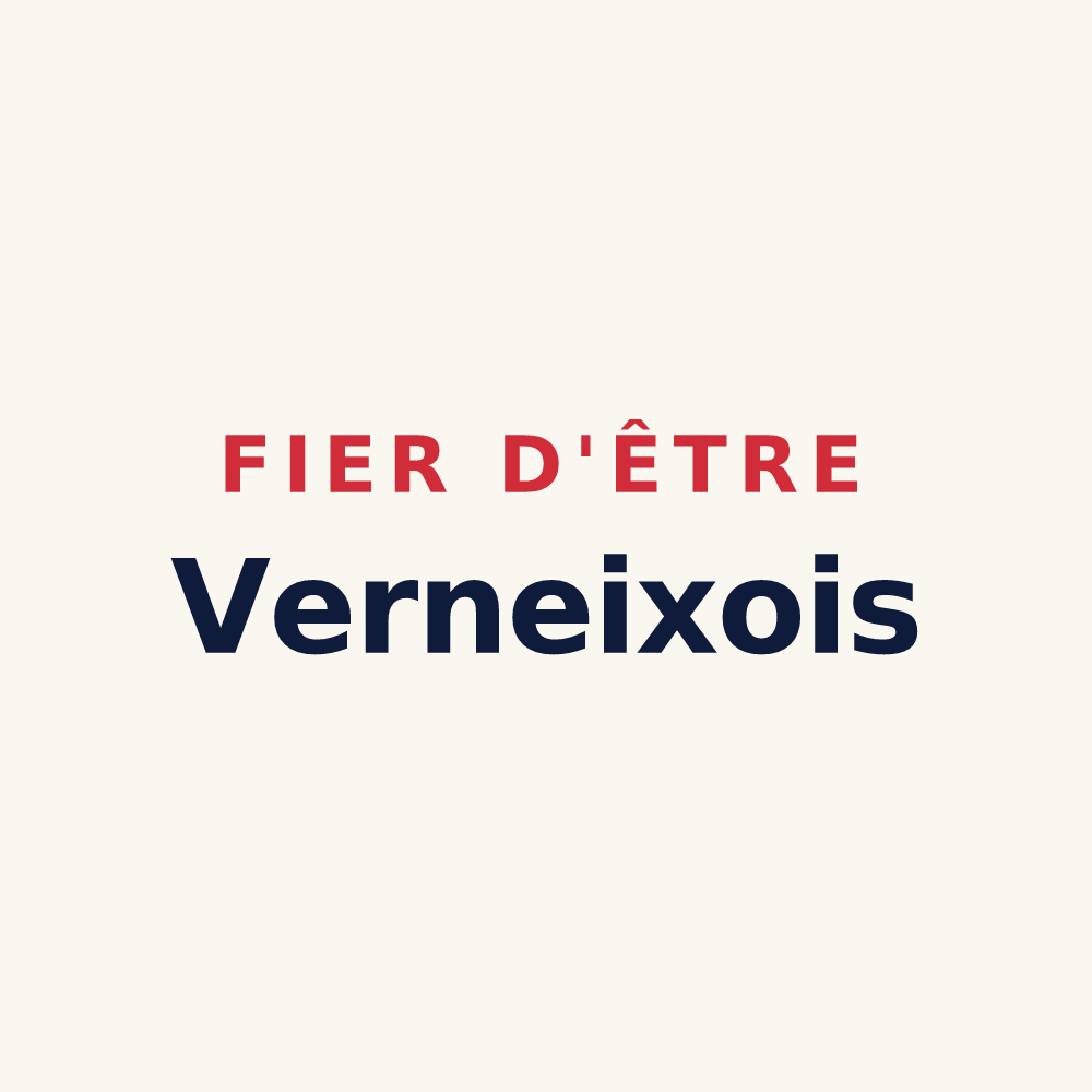 Tasse « Fier d'être Verneixois » — design pour Verneix