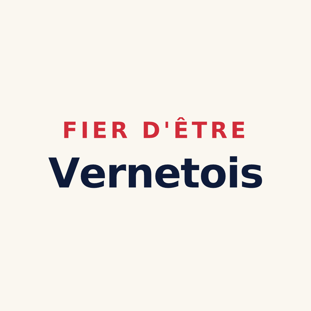 Tasse « Fier d'être Vernetois » — design pour Vernet