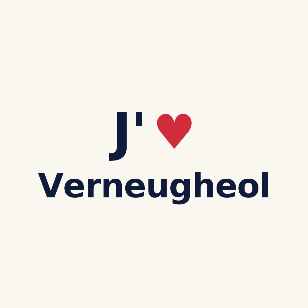 Tasse personnalisée Verneugheol — design J'aime Verneugheol