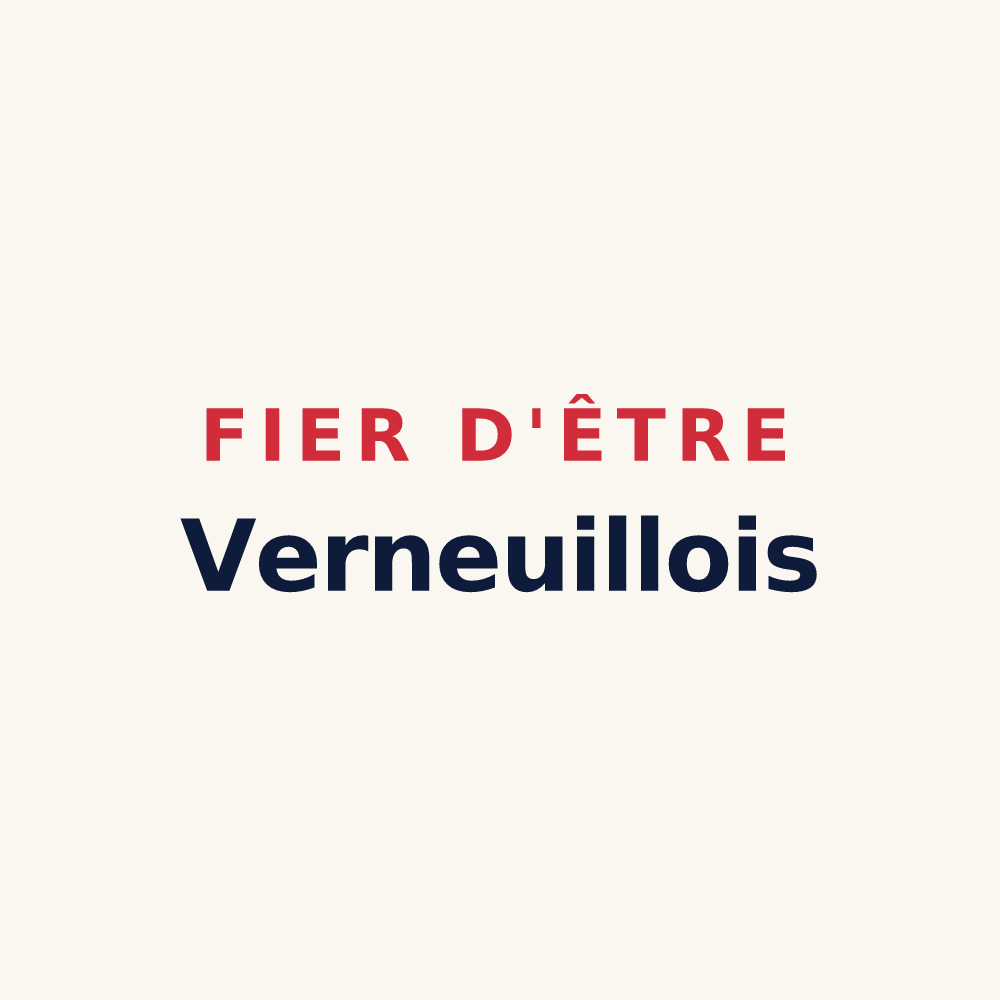 Tasse « Fier d'être Verneuillois » — design pour Verneuil-en-Bourbonnais