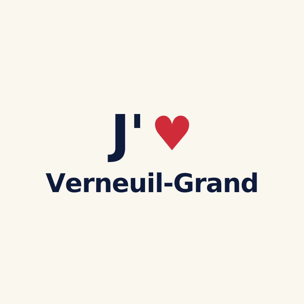 Tasse personnalisée Verneuil-Grand — design J'aime Verneuil-Grand