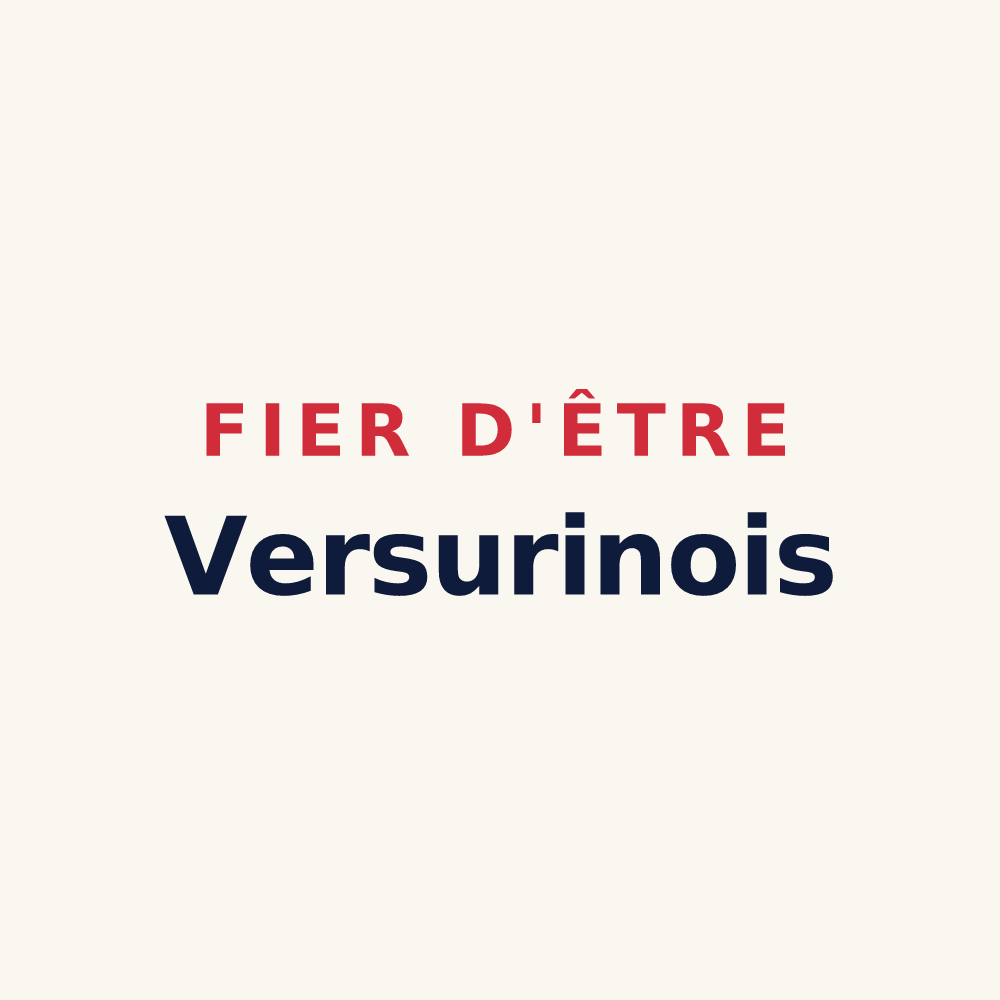 Tasse « Fier d'être Versurinois » — design pour Verneuil-sur-Igneraie