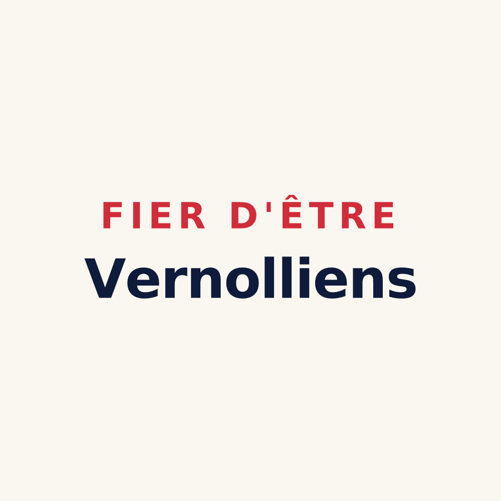 Tasse « Fier d'être Vernolliens » — design pour Verneuil-sur-Indre