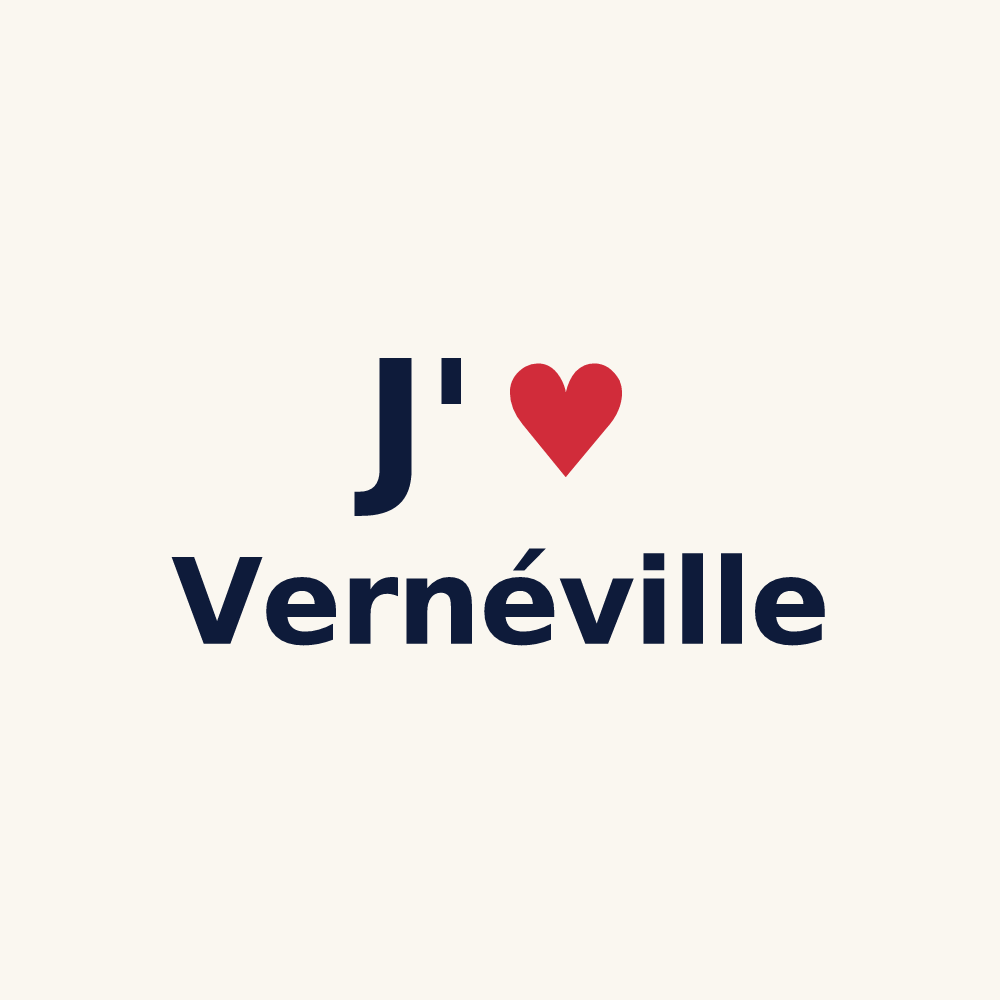 Tasse personnalisée Vernéville — design J'aime Vernéville