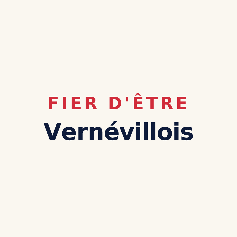 Tasse « Fier d'être Vernévillois » — design pour Vernéville