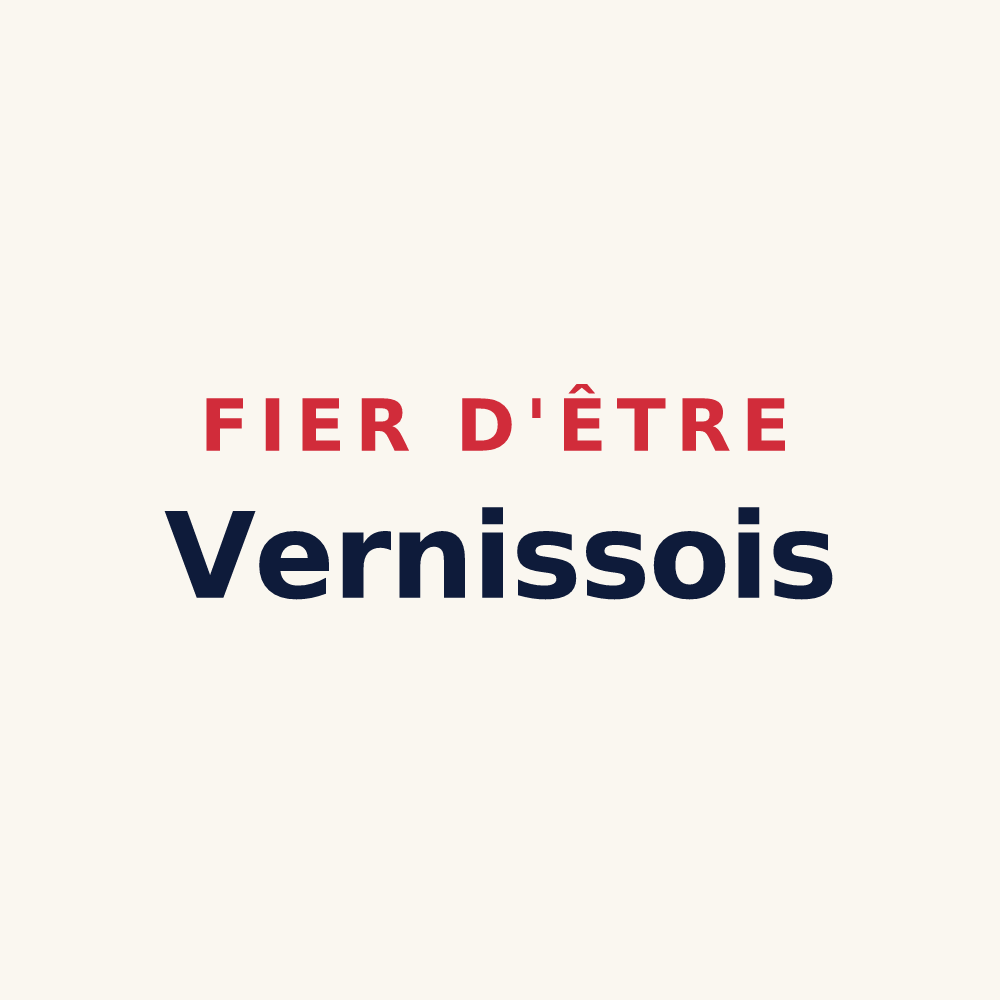 Tasse « Fier d'être Vernissois » — design pour Vernie