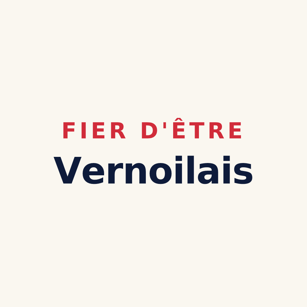 Tasse « Fier d'être Vernoilais » — design pour Vernoil-le-Fourrier
