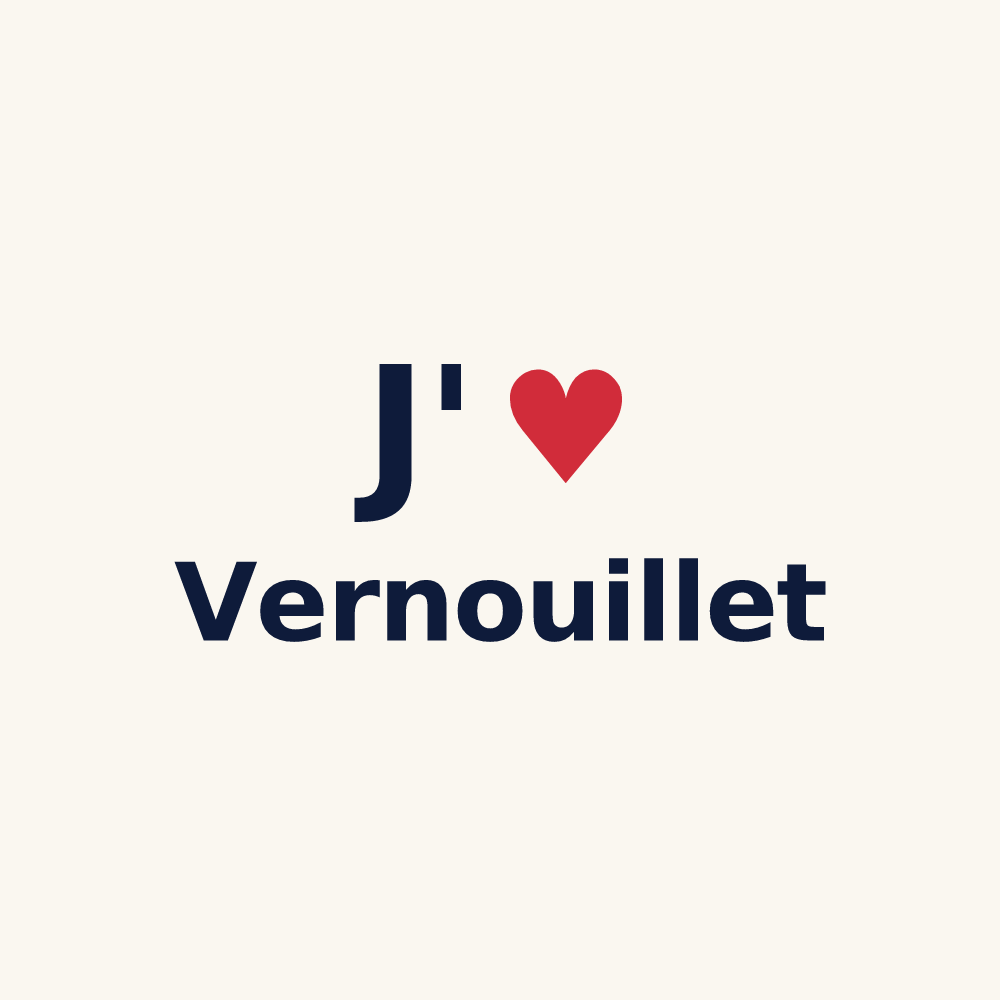 Tasse personnalisée Vernouillet — design J'aime Vernouillet