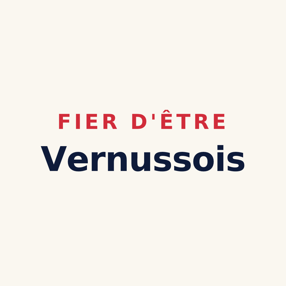 Tasse « Fier d'être Vernussois » — design pour Vernusse