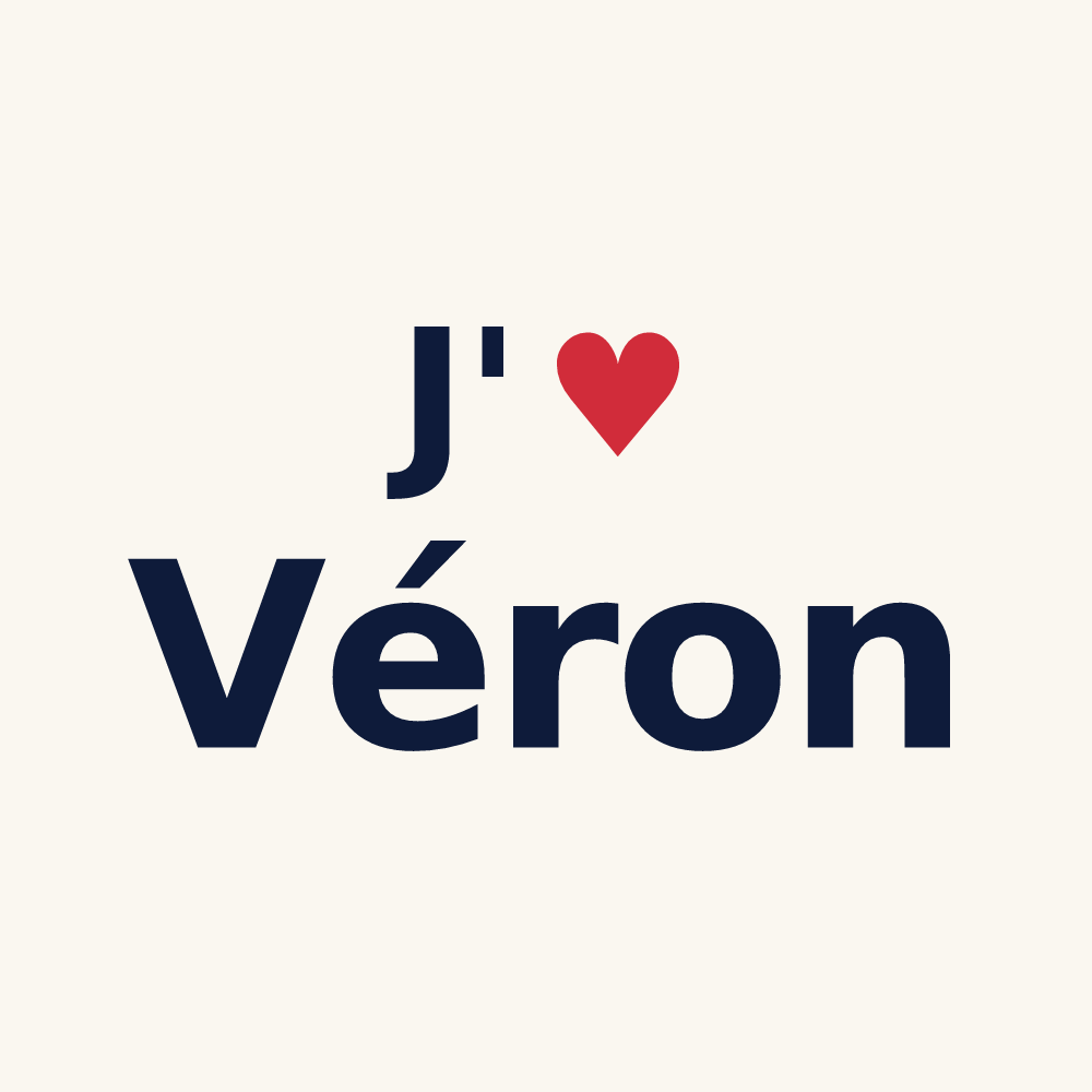 Tasse personnalisée Véron — design J'aime Véron