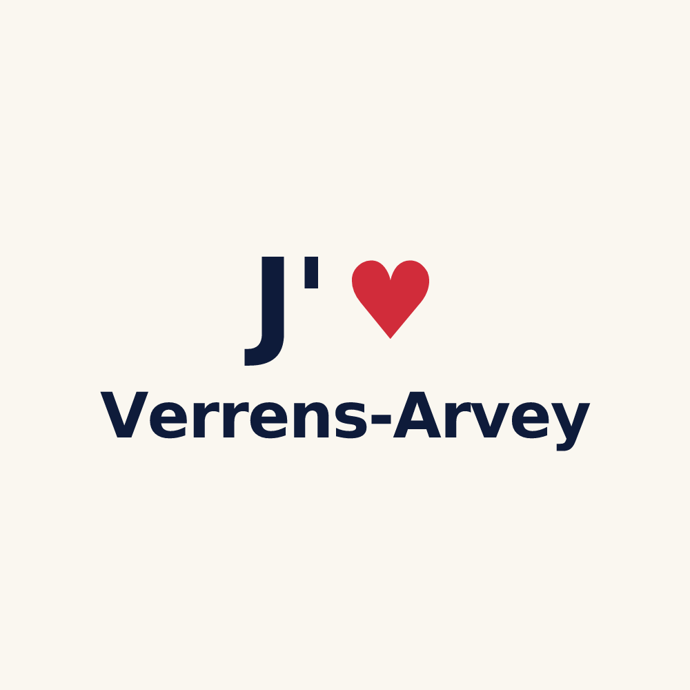 Tasse personnalisée Verrens-Arvey — design J'aime Verrens-Arvey