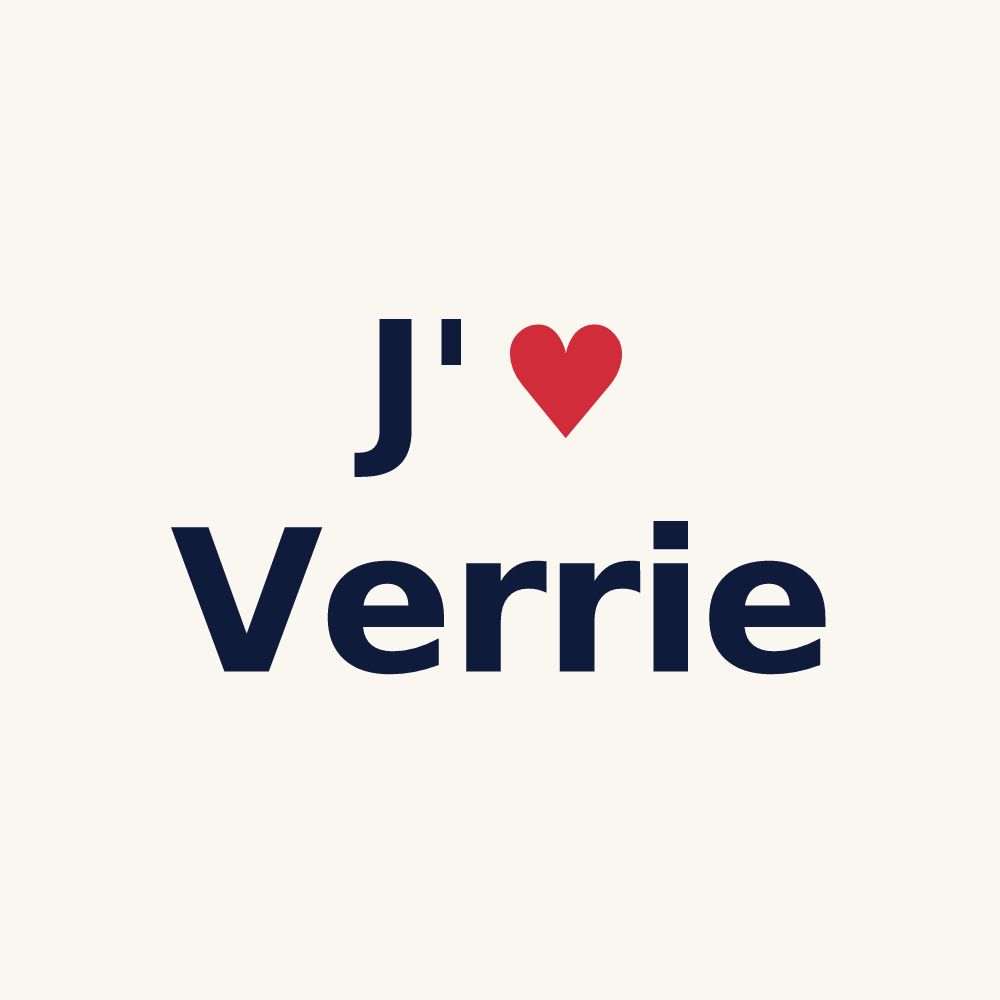 Tasse personnalisée Verrie — design J'aime Verrie