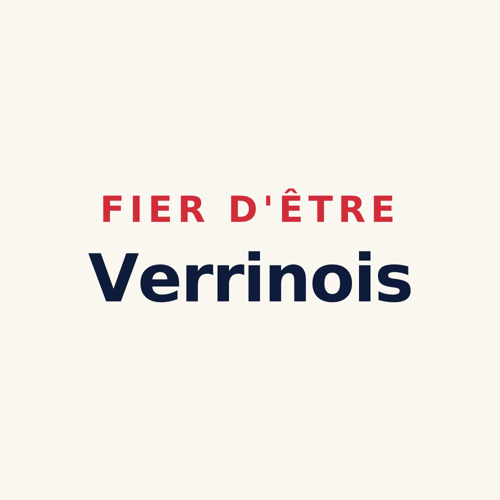 Tasse « Fier d'être Verrinois » — design pour Verrie