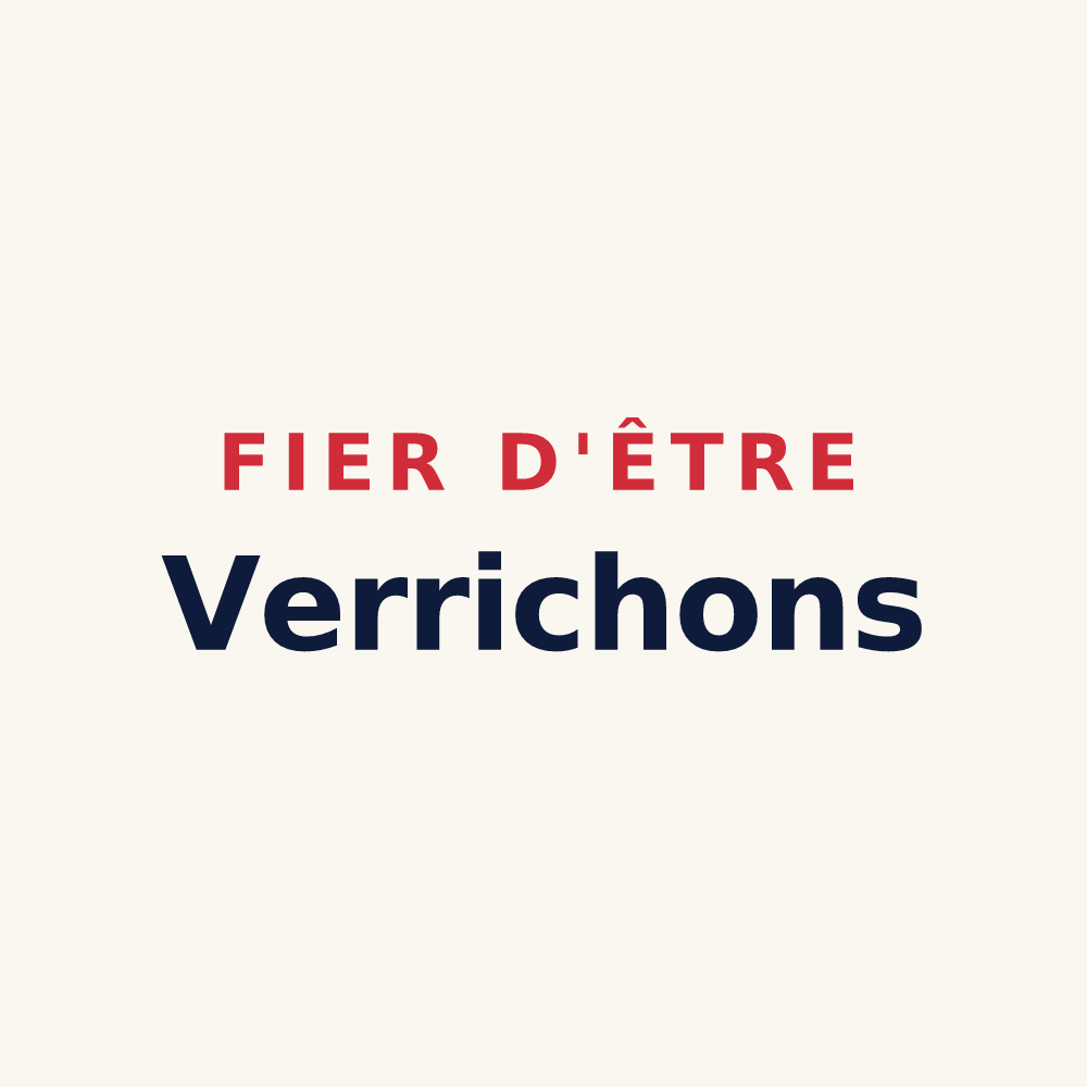 Tasse « Fier d'être Verrichons » — design pour Verrières