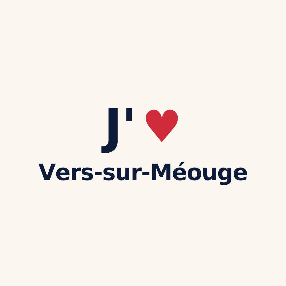Tasse personnalisée Vers-sur-Méouge — design J'aime Vers-sur-Méouge
