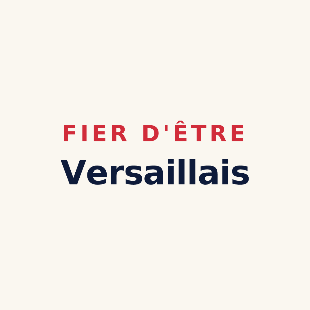 Tasse « Fier d'être Versaillais » — design pour Versailles
