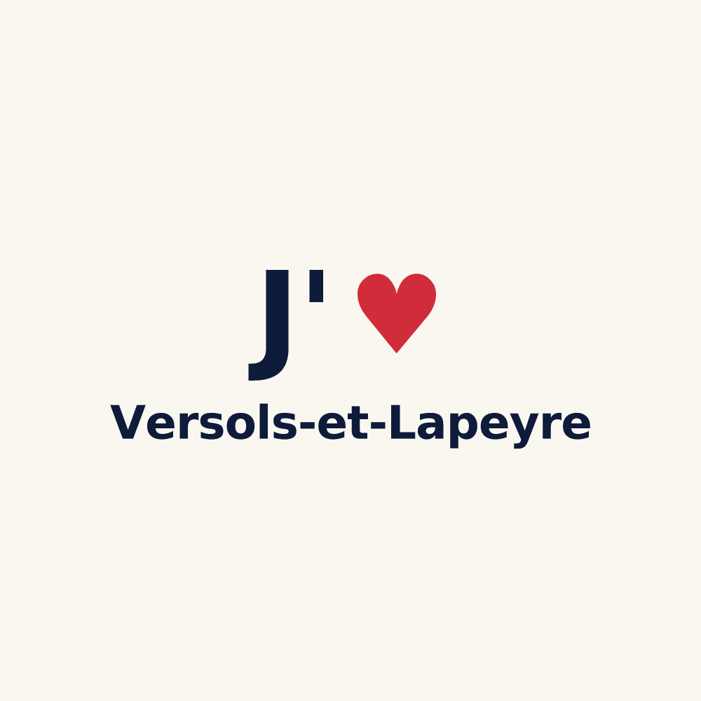 Tasse personnalisée Versols-et-Lapeyre — design J'aime Versols-et-Lapeyre