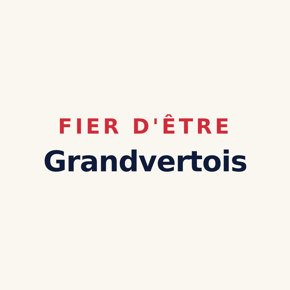Tasse « Fier d'être Grandvertois » — design pour Vert-le-Grand
