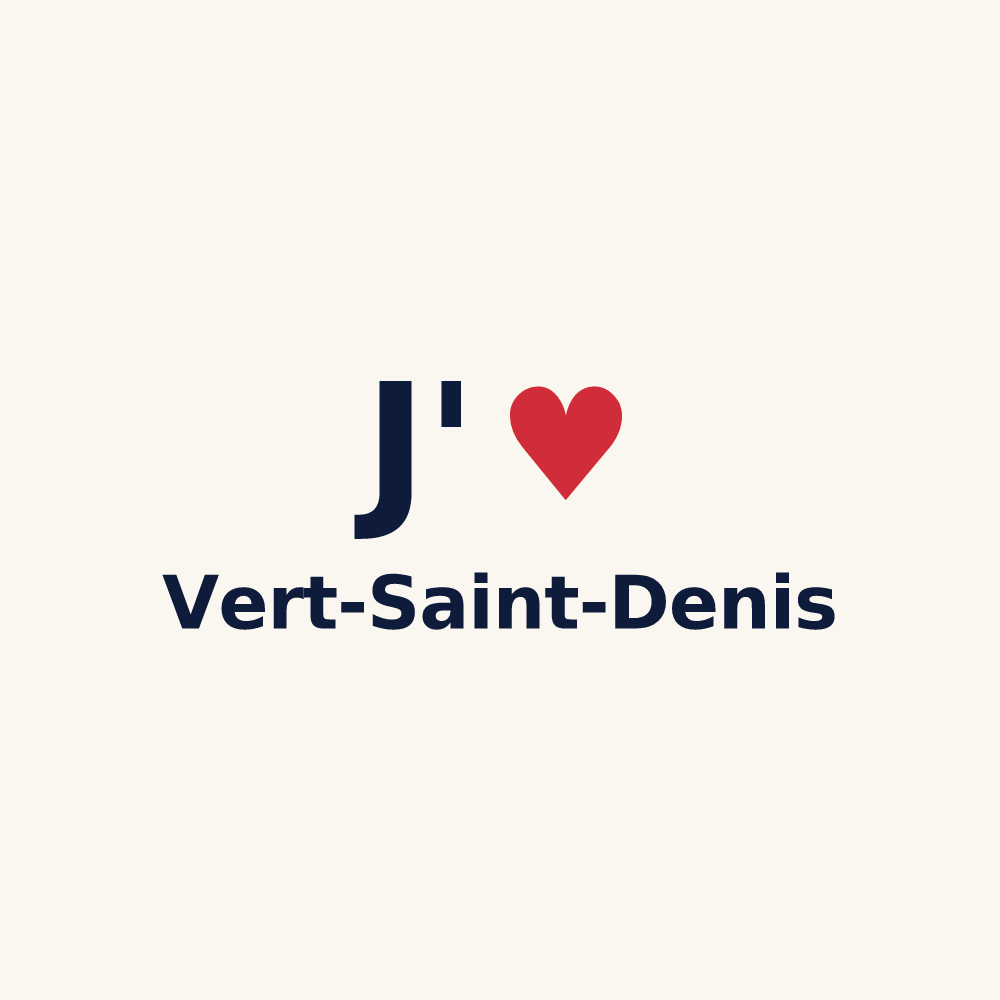 Tasse personnalisée Vert-Saint-Denis — design J'aime Vert-Saint-Denis