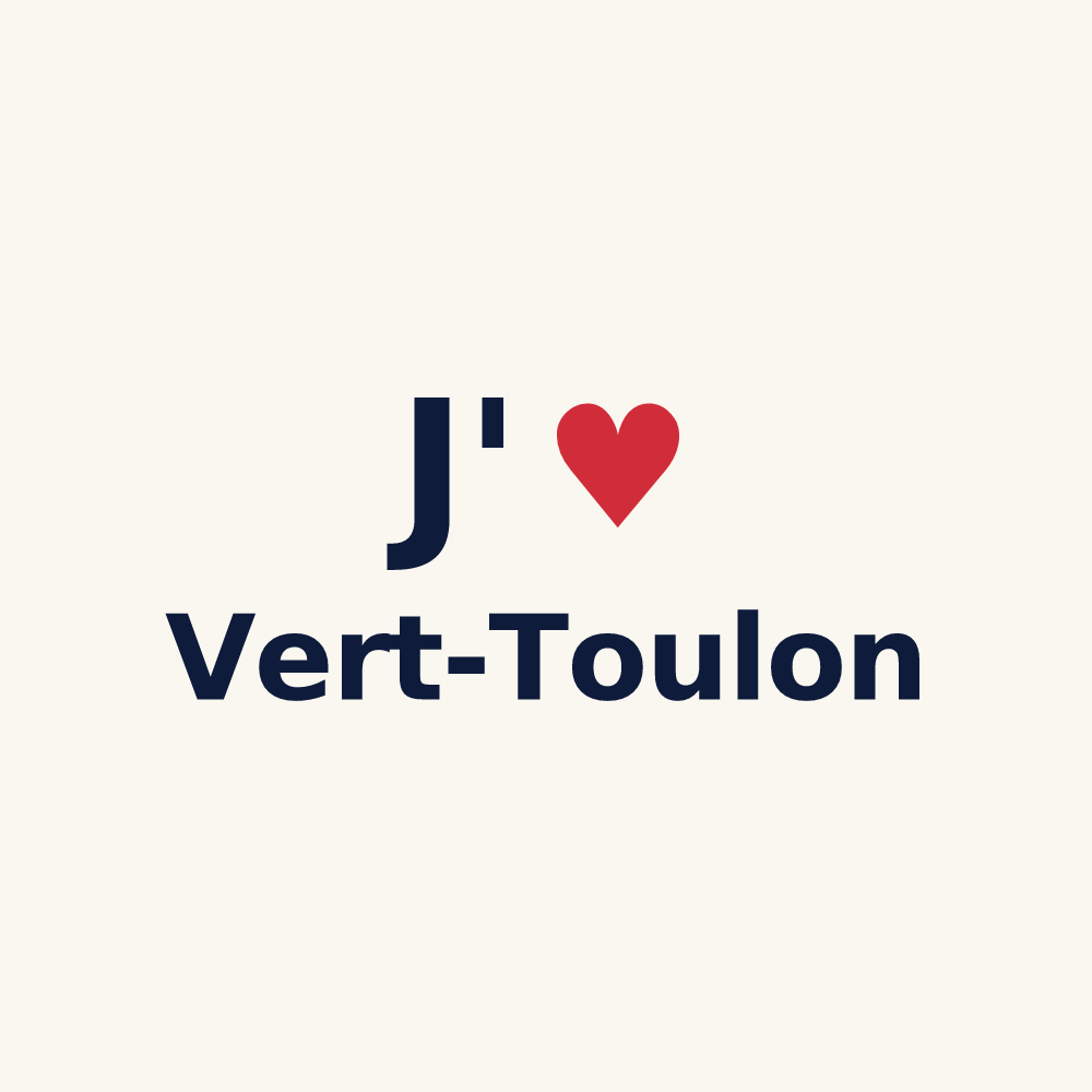 Tasse personnalisée Vert-Toulon — design J'aime Vert-Toulon
