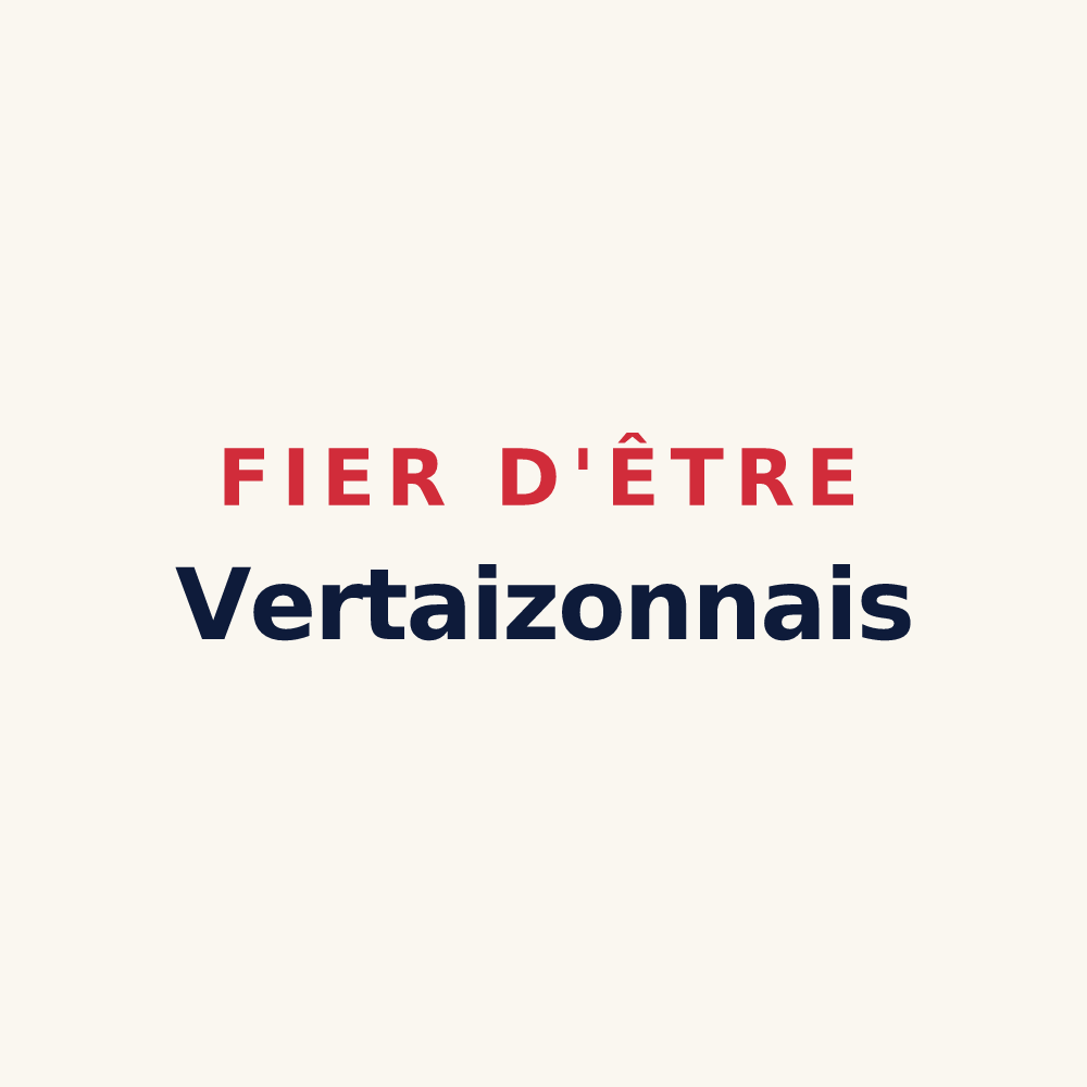 Tasse « Fier d'être Vertaizonnais » — design pour Vertaizon