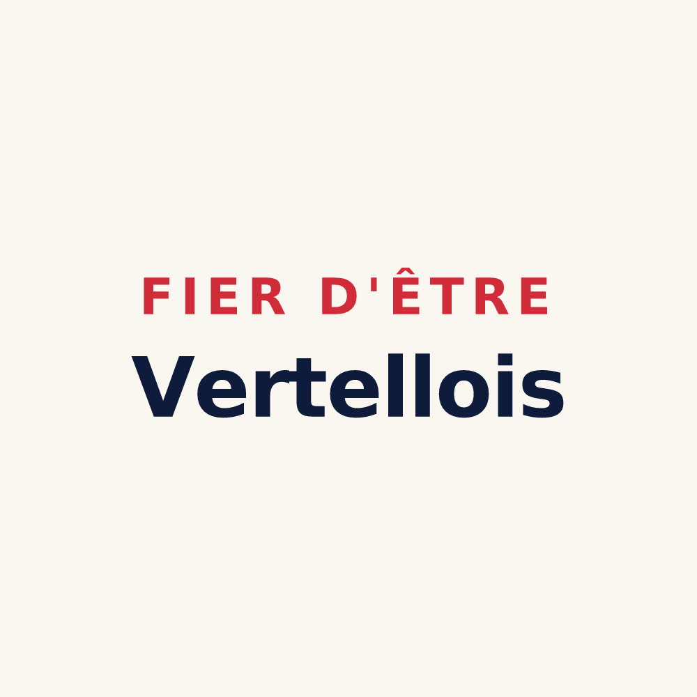 Tasse « Fier d'être Vertellois » — design pour Vertault