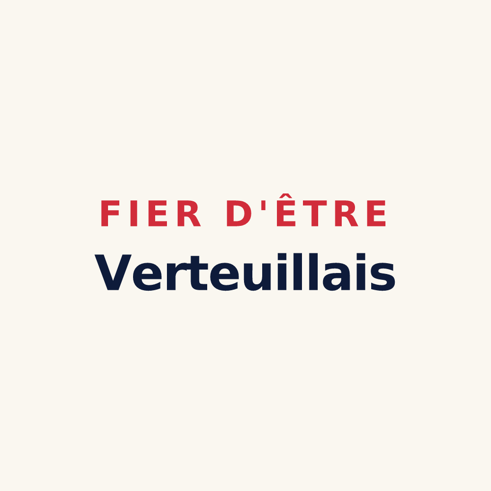 Tasse « Fier d'être Verteuillais » — design pour Verteuil-sur-Charente