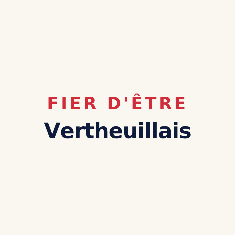 Tasse « Fier d'être Vertheuillais » — design pour Vertheuil