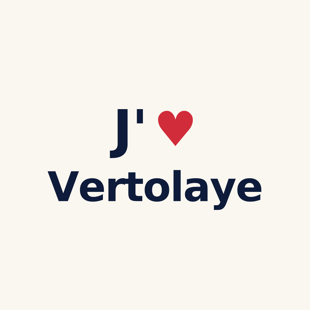 Tasse personnalisée Vertolaye — design J'aime Vertolaye
