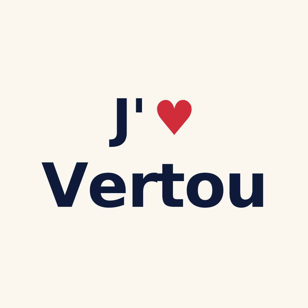 Tasse personnalisée Vertou — design J'aime Vertou