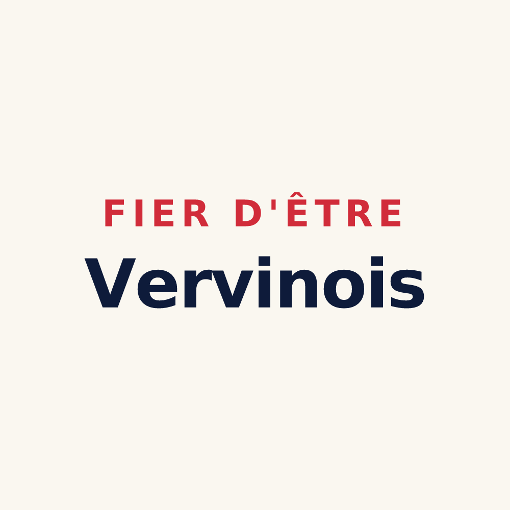 Tasse « Fier d'être Vervinois » — design pour Vervins