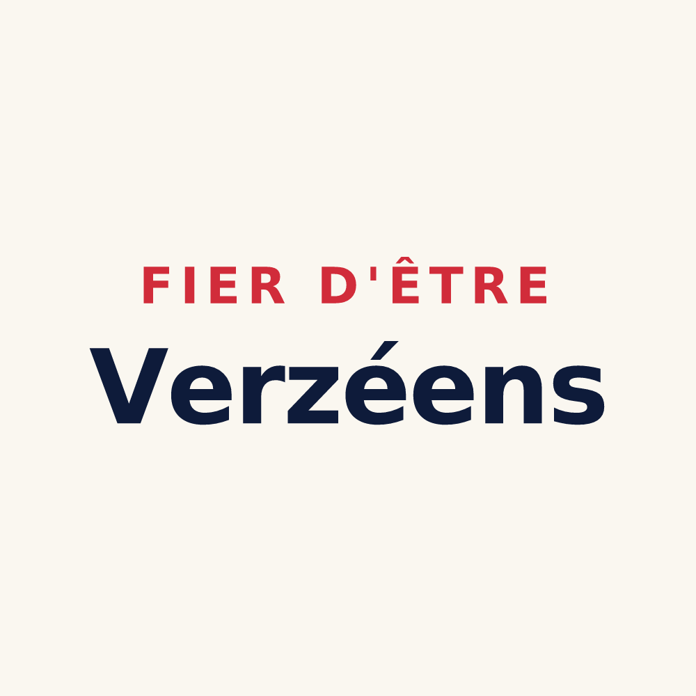 Tasse « Fier d'être Verzéens » — design pour Verzé