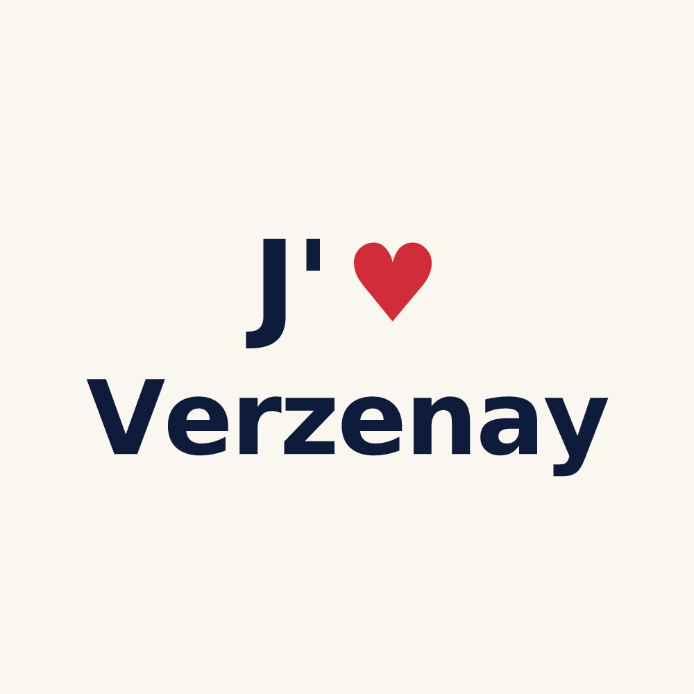 Tasse personnalisée Verzenay — design J'aime Verzenay
