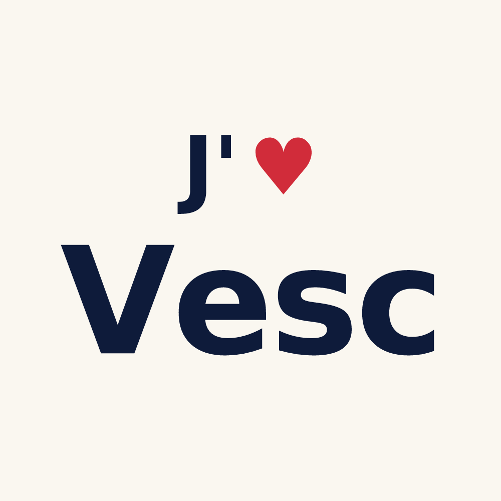 Tasse personnalisée Vesc — design J'aime Vesc