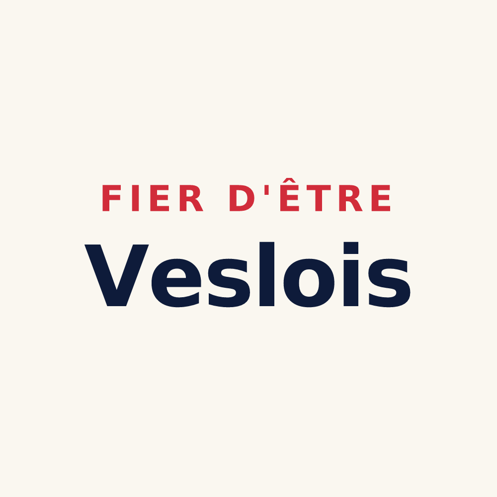 Tasse « Fier d'être Veslois » — design pour Vesles-et-Caumont