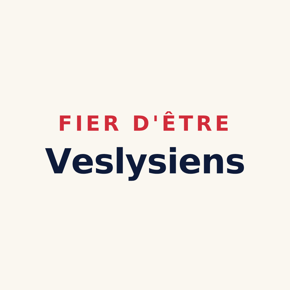 Tasse « Fier d'être Veslysiens » — design pour Vesly