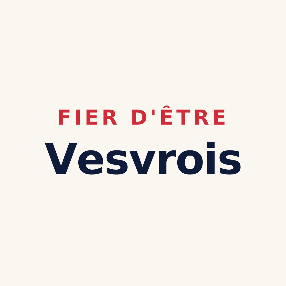 Tasse « Fier d'être Vesvrois » — design pour Vesvres-sous-Chalancey
