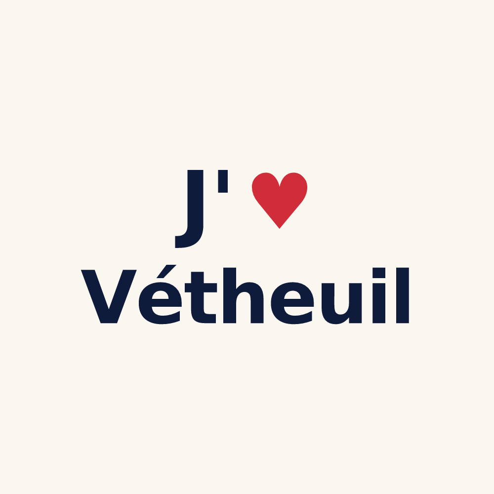 Tasse personnalisée Vétheuil — design J'aime Vétheuil
