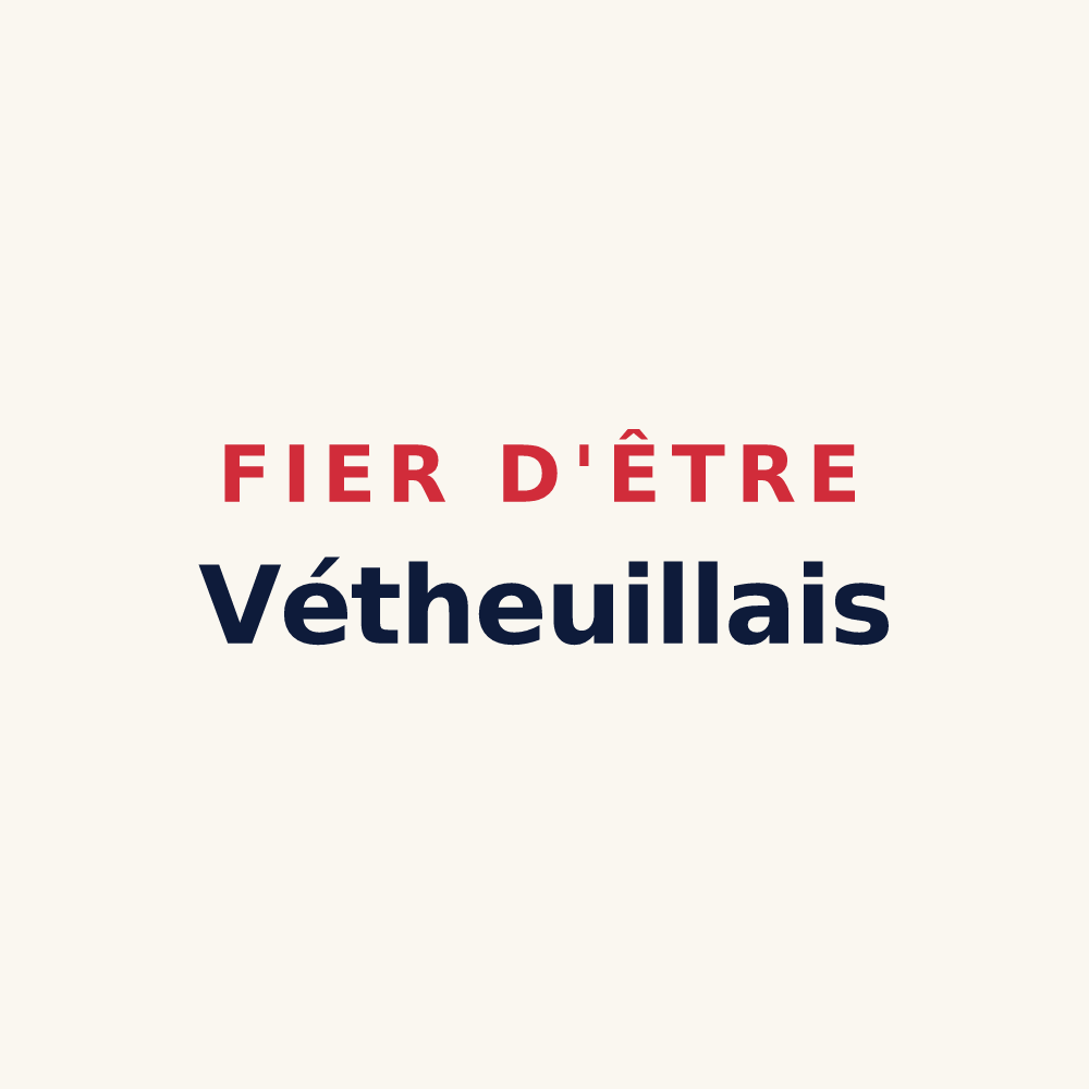 Tasse « Fier d'être Vétheuillais » — design pour Vétheuil