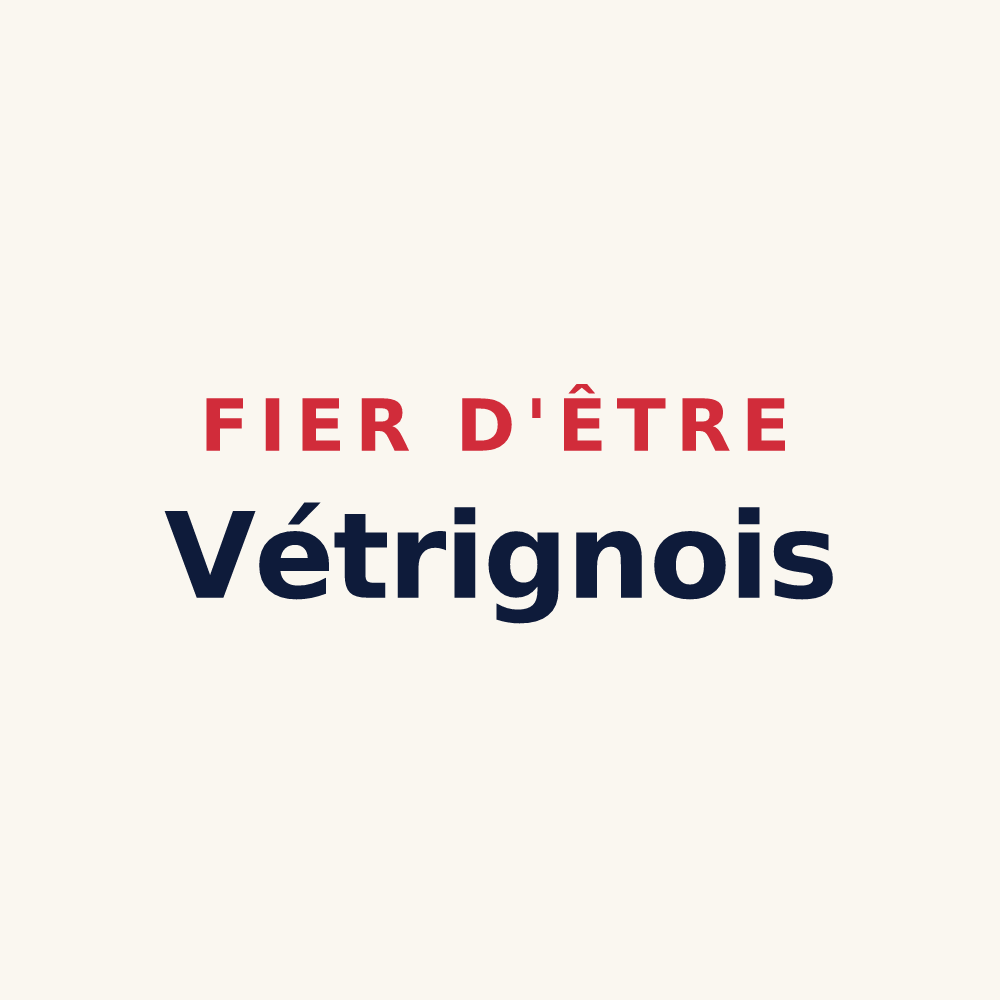 Tasse « Fier d'être Vétrignois » — design pour Vétrigne
